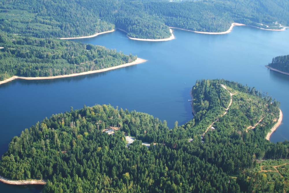 Lacs de Pierre Percée, photo de l'office de tourisme du Saint-Dié-des-Vosges Lacs de Pierre Percée